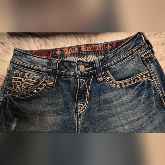 Rock Revival Liberty Bootcut Jeans Size 27 - Picture 8 of 11